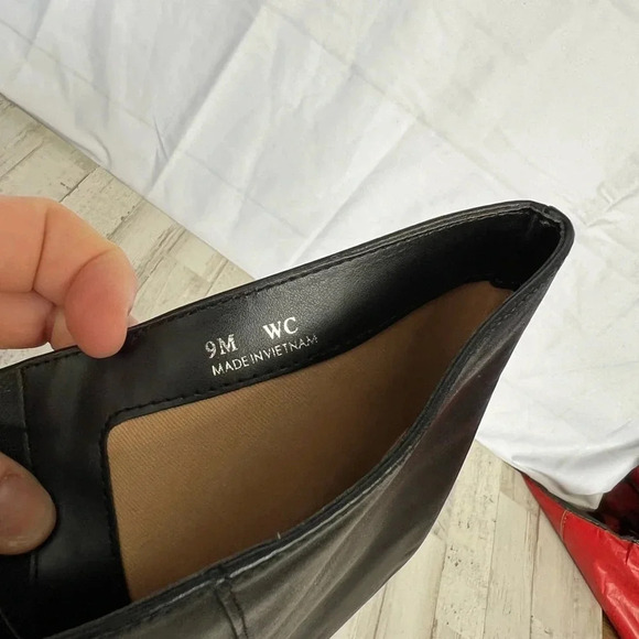 Linea Paolo Kamile Knee High Riding Boot in Black Size 9 - Picture 13 of 15